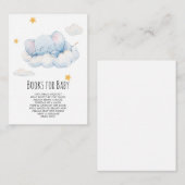 Elephant Girl Boeken voor Baby Kaart (Voorkant / Achterkant)