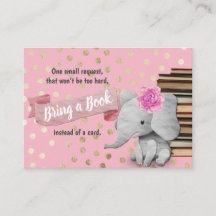 Elephant Girl Breng een Baby shower in het boek