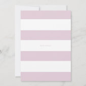 Elephant Girl First Birthday Waterverf Kaart (Achterkant)