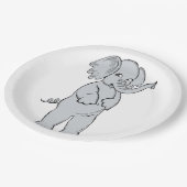 ELEPHANT GIRL PAPIEREN BORDJE (Gekanteld)