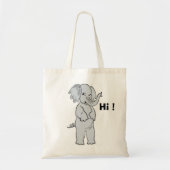 ELEPHANT GIRL TOTE BAG (Voorkant)