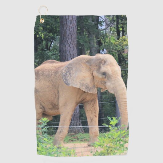 Elephant Golfhanddoek (Voorkant)