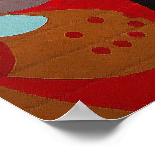 Elephant Graffiti Poster (Hoek)