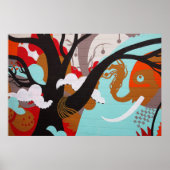 Elephant Graffiti Poster (Voorkant)