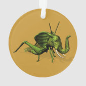 Elephant Grasshopper Crossras Ornament (achterkant)