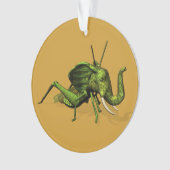 Elephant Grasshopper Crossras Ornament (voorkant)