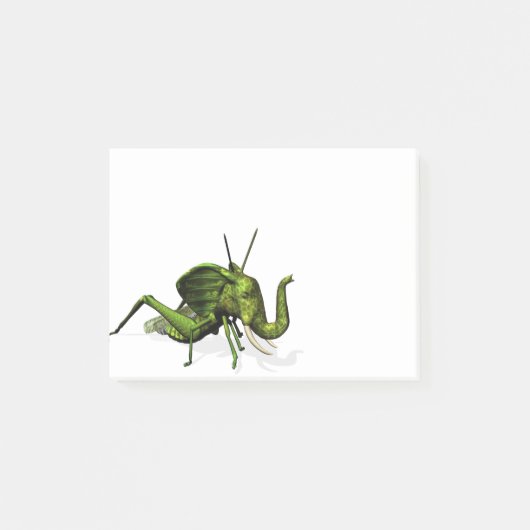 Elephant Grasshopper Crossras Post-it® Notes (Voorkant)