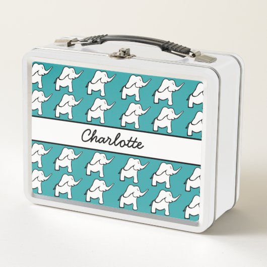 Elephant green and white school (Voorkant)