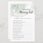 Elephant greenery, die het beste mama-spel kent (Voorkant / Achterkant)