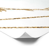 Elephant Greenery Foliage Baby shower Welkomstbord Poster (Hoek)