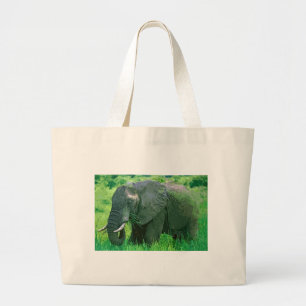 Elephant Grote Tote Bag