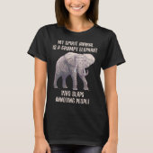 Elephant  Grumpy Love Retro T-shirt (Voorkant)