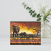 Elephant Guardian "The Bonds that Stropdas" Briefkaart (Staand voorkant)