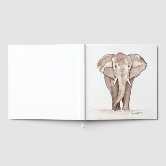 Elephant Guest Book Gastenboek (Volledig)