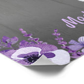 Elephant Guest Book Page Alternatief Rustisch Paar Poster (Hoek)