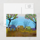 Elephant Habitat Briefkaart (Voorkant / Achterkant)