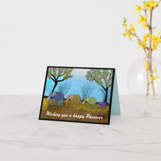 Elephant Habitat Pascha Kaart (Gele Bloem)