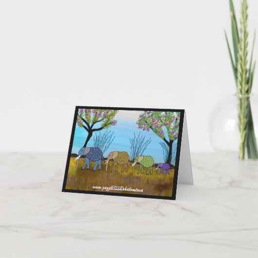 Elephant Habitat Pascha Kaart (Achterkant)