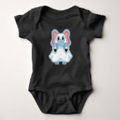 Elephant Halloween Ghost Romper (Voorkant)