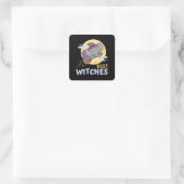 Elephant Halloween Witch Kinderen Witches Best Wit Vierkante Sticker (Tas)