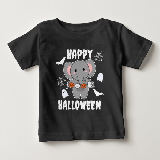 Elephant Happy Halloween Pumpkin Bat Costume (Voorkant)