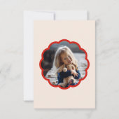 Elephant Happy Valentine's Day Kid Photo Notitiekaartje (Achterkant)