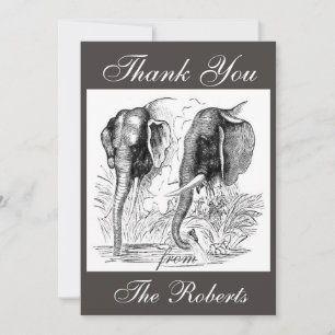 Elephant - Hartelijk dank Bedankkaart