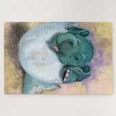 Elephant Hatching from Egg Jigzaag Puzzle Legpuzzel (Horizontaal)
