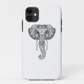 Elephant Head Doodle Case-Mate iPhone Case (Achterkant)