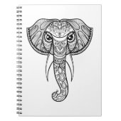 Elephant Head Doodle Notitieboek (Voorkant)