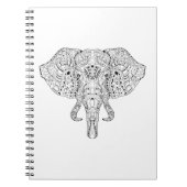 Elephant Head Doodle Sketch Notitieboek (Voorkant)