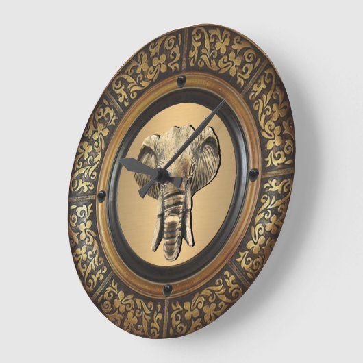 Elephant Head Gold Grote Klok (Hoek)