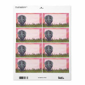 Elephant Head-verzendlabels bevestigen Etiket (Full Sheet)