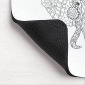Elephant Head Zendoodle Muismat (Hoek)