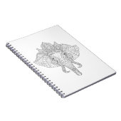 Elephant Head Zendoodle Notitieboek (Rechterzijde)