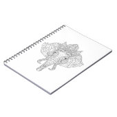 Elephant Head Zendoodle Notitieboek (Linkerzijde)