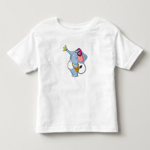 Elephant Headphone Music Kinder Shirts