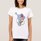 Elephant Headphone Music T-shirt (Voorkant)