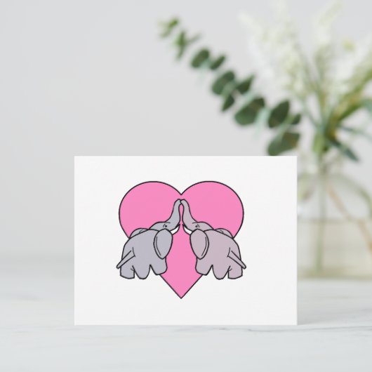 Elephant Heart Briefkaart (Staand voorkant)