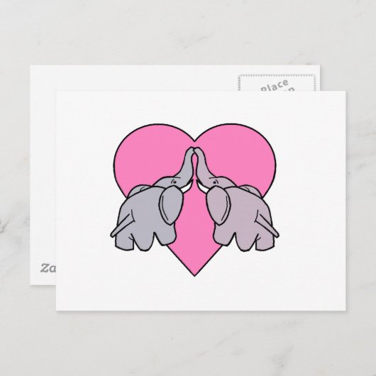 Elephant Heart Briefkaart (Voorkant / Achterkant)
