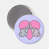 Elephant Heart Magneet (Voorkant / Achterkant)