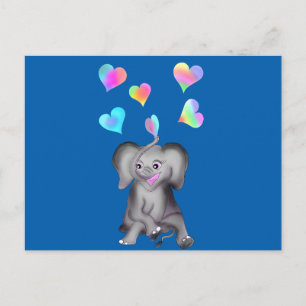 Elephant Hearts van Happy Juul Company Briefkaart