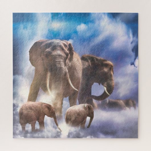 Elephant Heaven Jigzaag Puzzle Legpuzzel (Verticaal)