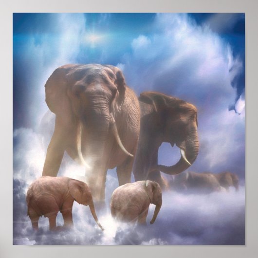 ELEPHANT HEAVEN POSTER (Voorkant)