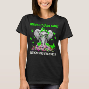 Elephant her Fight is My Fight GASTROSCHISIS T-shirt