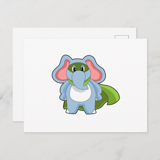 Elephant Hero Briefkaart (Voorkant / Achterkant)