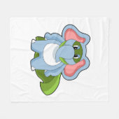 Elephant Hero Fleece Deken (Voorkant (Horizontaal))