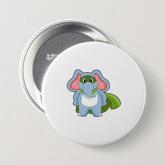 Elephant Hero Ronde Button 7,6 Cm (Voorkant /achterkant)