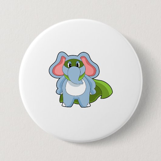 Elephant Hero Ronde Button 7,6 Cm (Voorkant)