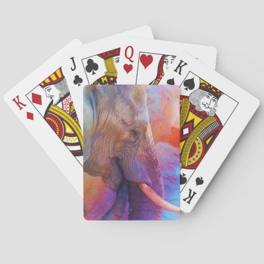 ELEPHANT HERSTELT ZACRED WATERS POKERKAARTEN (Achterkant)